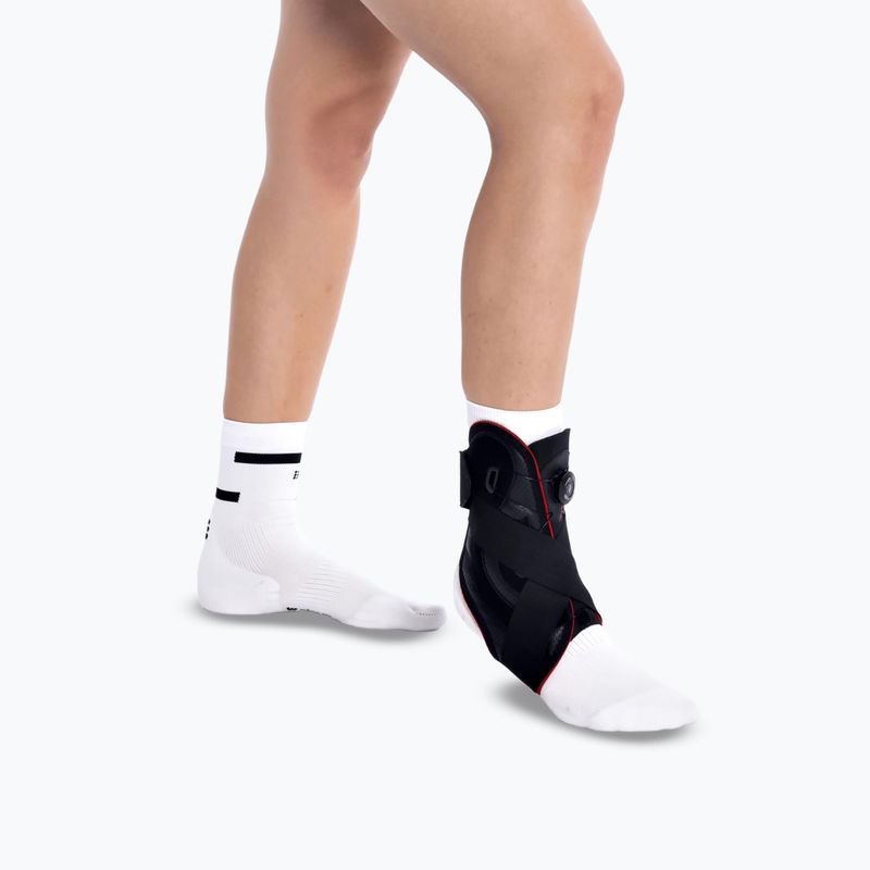 Stabilizator stawu skokowego lewego MSupport Red czarny