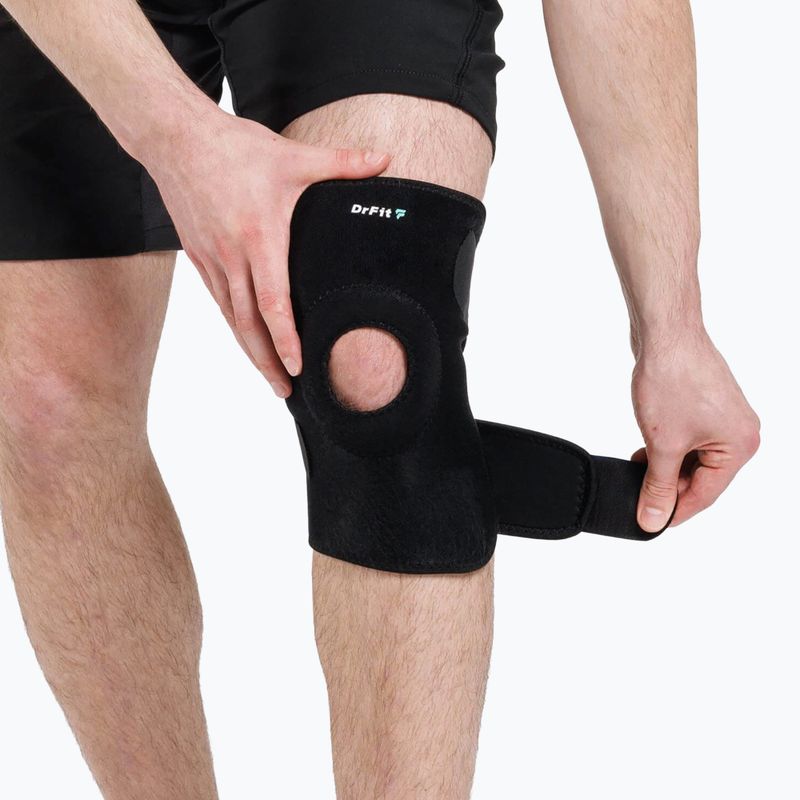 Stabilizator stawu kolanowego DrFit czrny 3