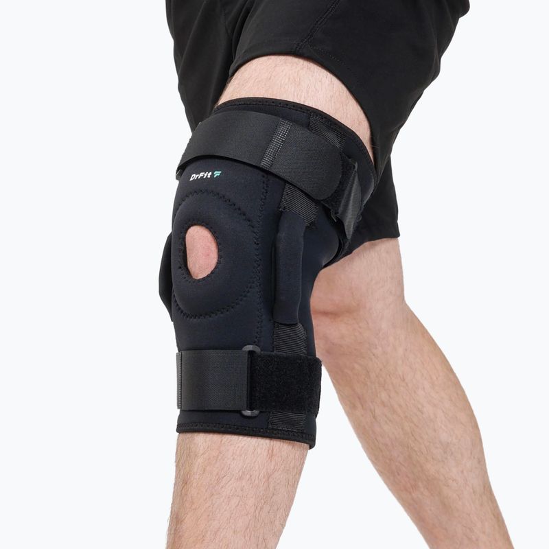 Stabilizator stawu kolanowego DrFit czrny 2
