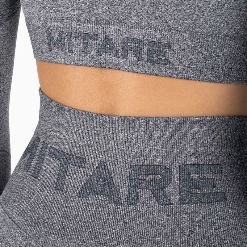 Top treningowy damski MITARE Push Up Max Crop Top K084 ciemnoszary 7