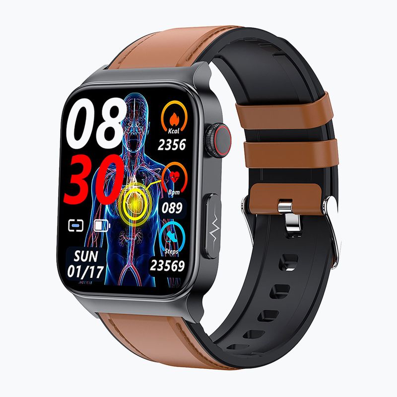 Zegarek Watchmark Cardio One brązowy 4