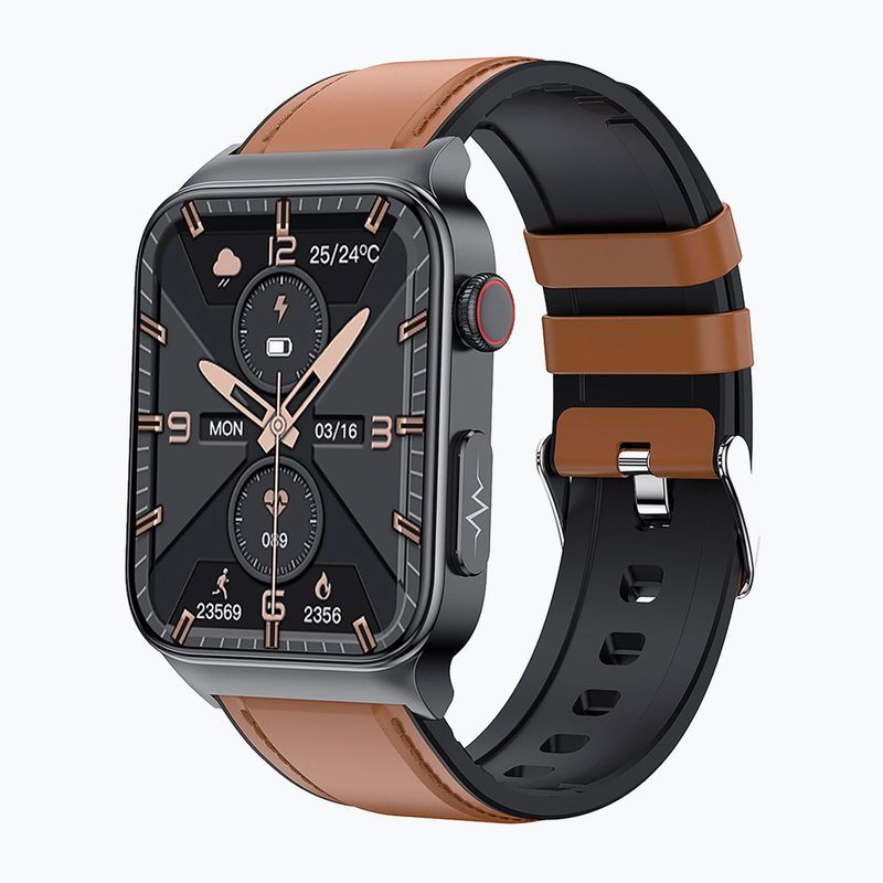 Zegarek Watchmark Cardio One brązowy 6