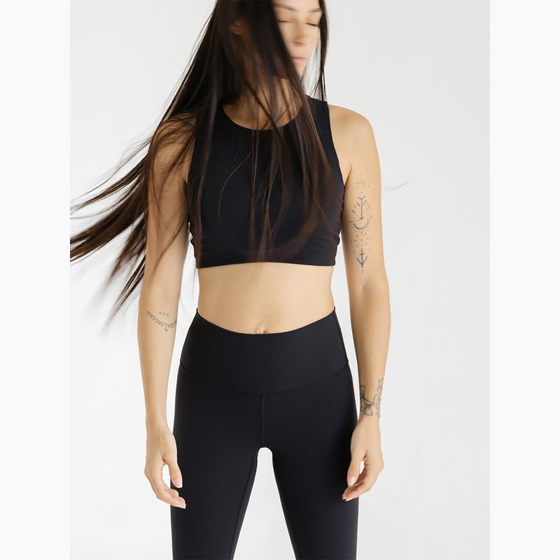Top do jogi damski Top JOYINME Pulse Ribbed black 5