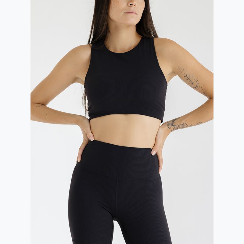 Top do jogi damski Top JOYINME Pulse Ribbed black 6