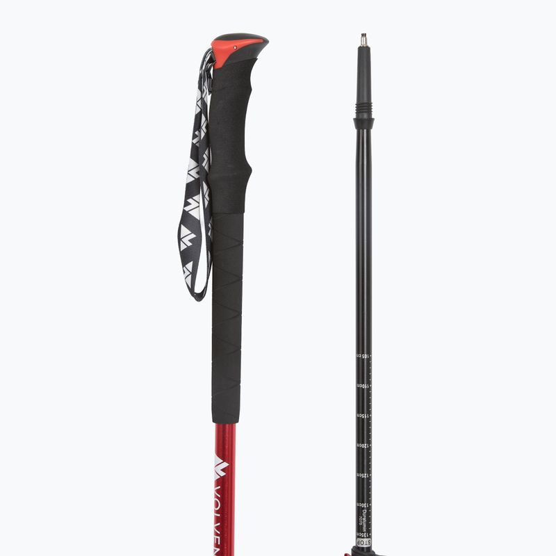 Kije trekkingowe Volven Adevnture Pro red 3