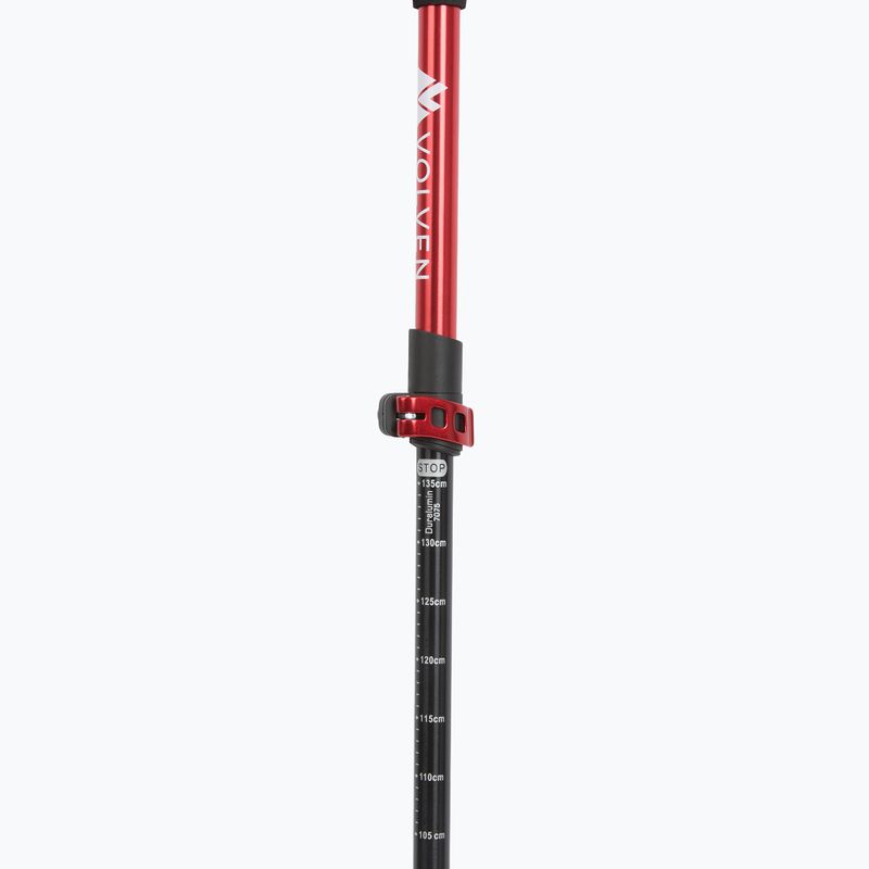Kije trekkingowe Volven Adevnture Pro red 4