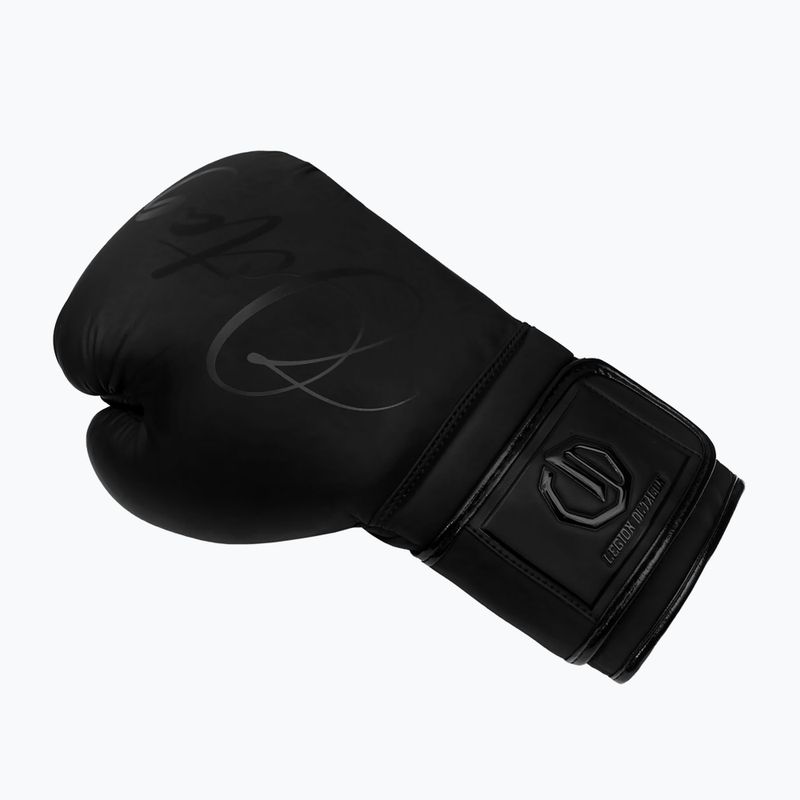 Rękawice bokserskie Octagon Legion Script PU Matt black 2