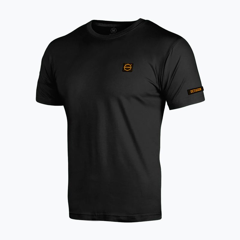 Koszulka męska Octagon Small Logo black/orange