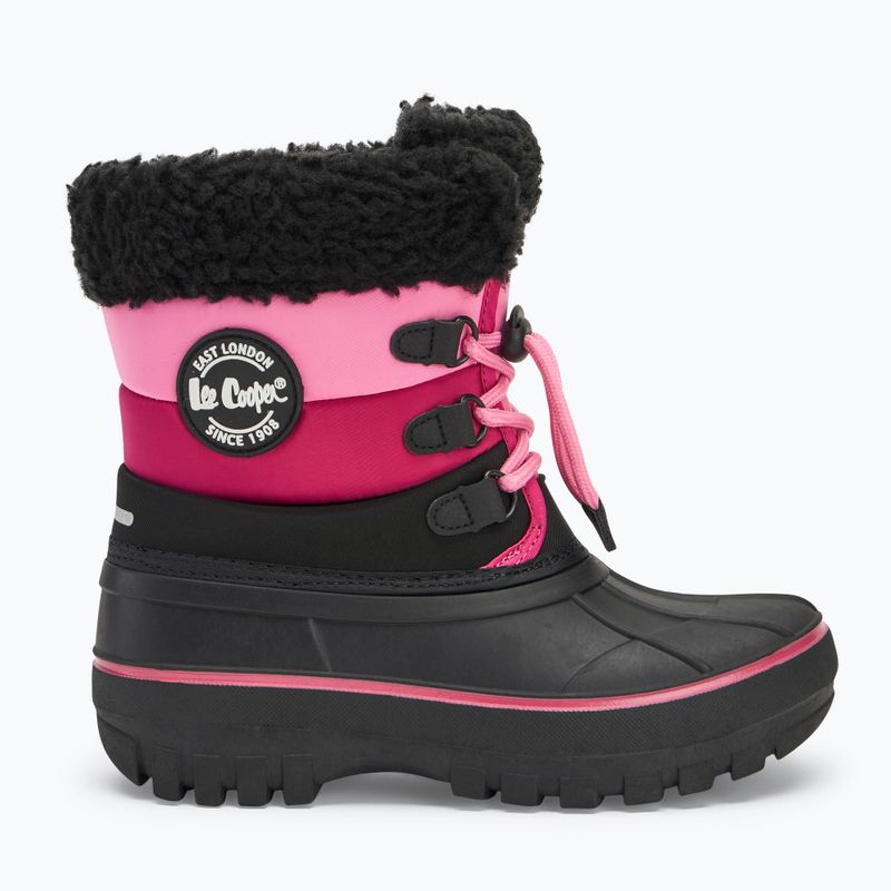 Śniegowce dziecięce Lee Cooper LCJ-24-44-2855K black/fuchsia 2