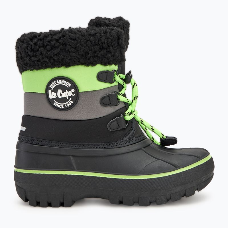 Śniegowce dziecięce Lee Cooper LCJ-24-44-2856K black/lime 2