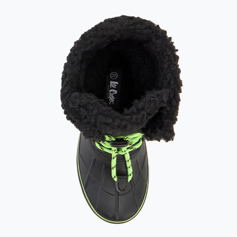 Śniegowce dziecięce Lee Cooper LCJ-24-44-2856K black/lime 5