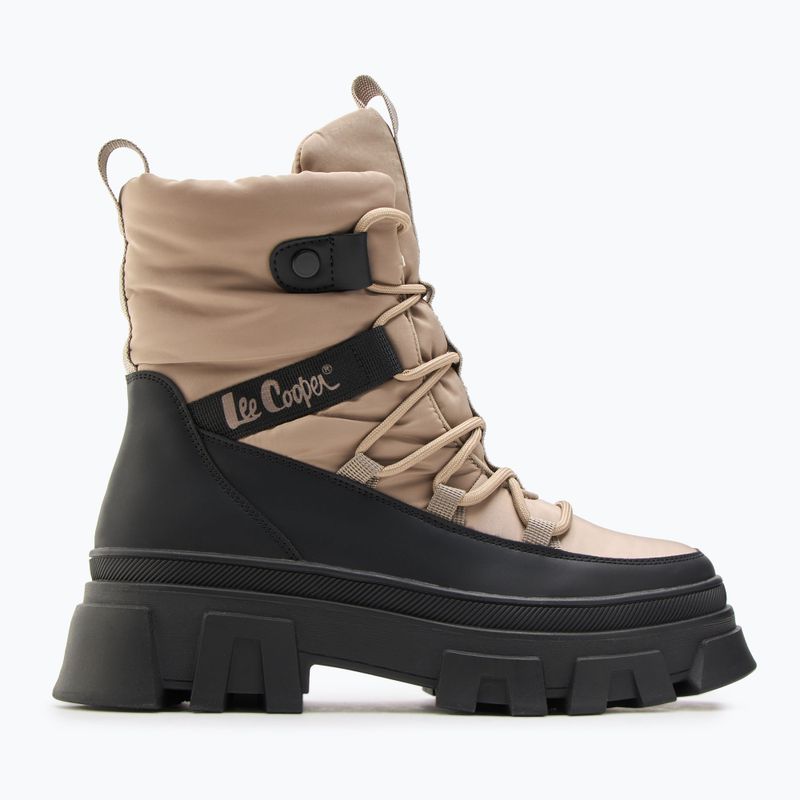 Śniegowce damskie Lee Cooper LCJ-24-47-3143L light brown/black 2