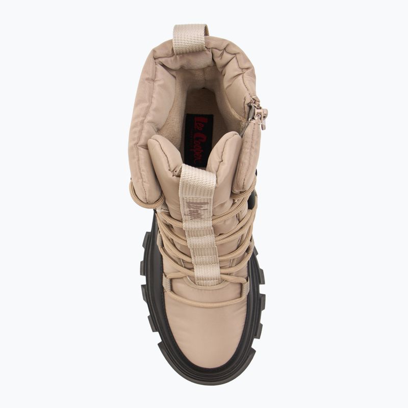 Śniegowce damskie Lee Cooper LCJ-24-47-3143L light brown/black 5