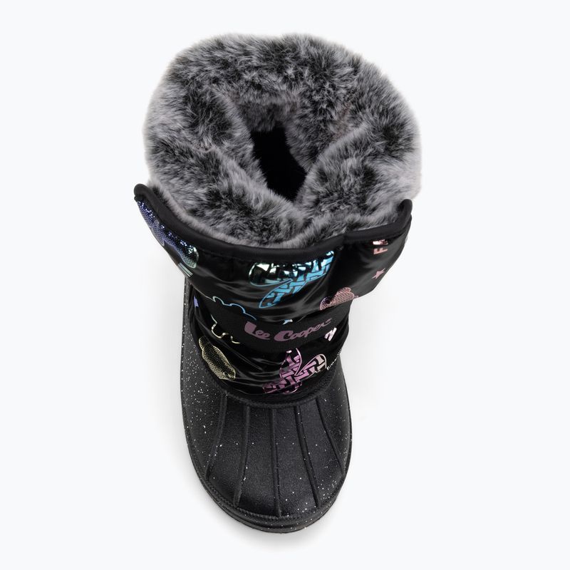 Śniegowce dziecięce Lee Cooper LCJ-25-10-3787K black/fushia 5