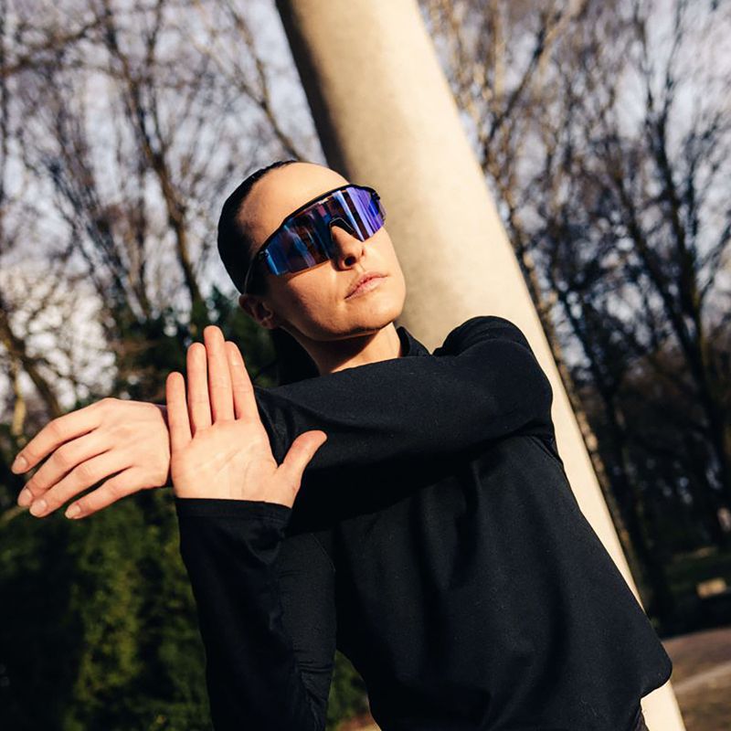 Okulary przeciwsłoneczne Tripout Run black/blue axiom 6