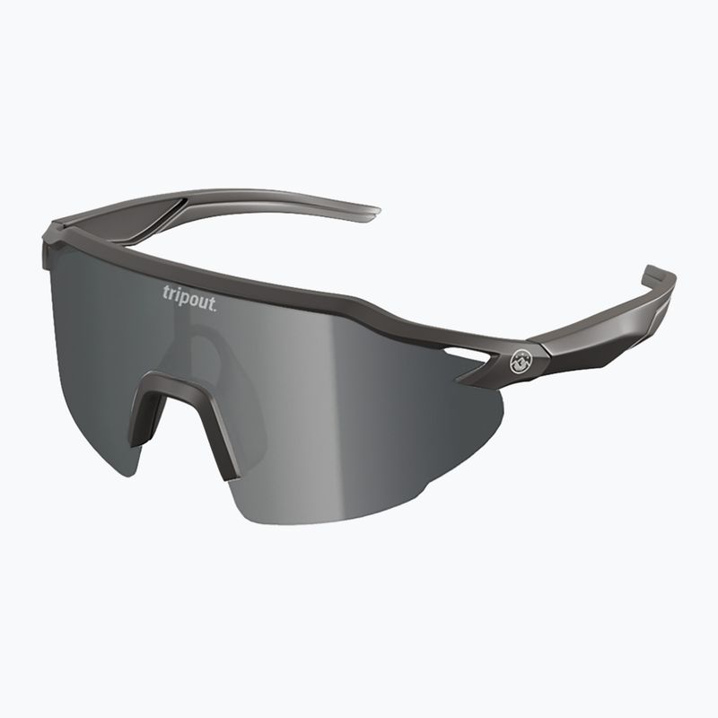 Okulary przeciwsłoneczne Tripout Run black/dark silver axiom 5