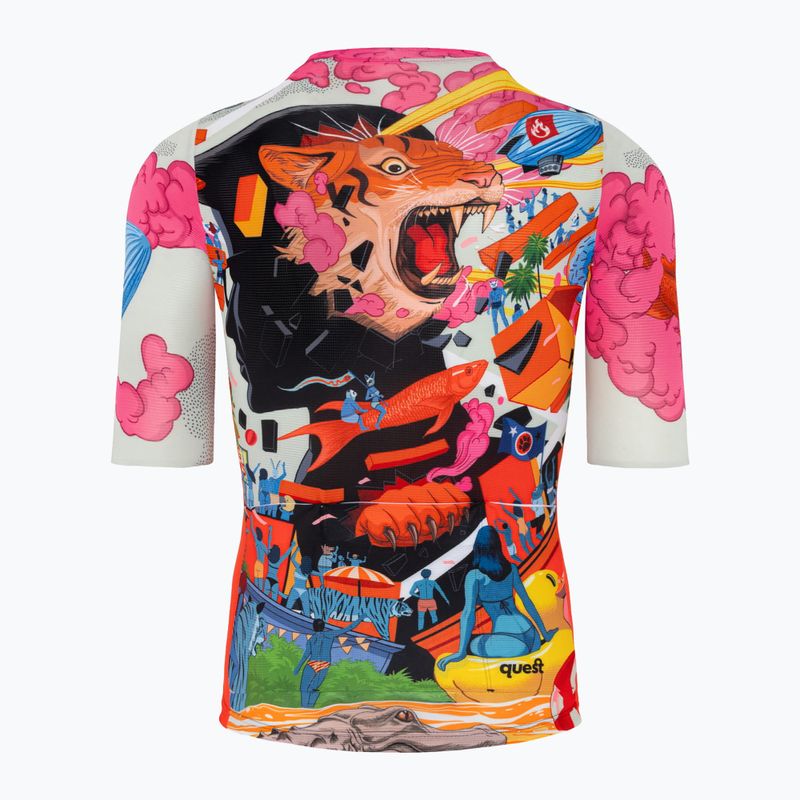 Koszulka rowerowa męska Quest Tiger 6