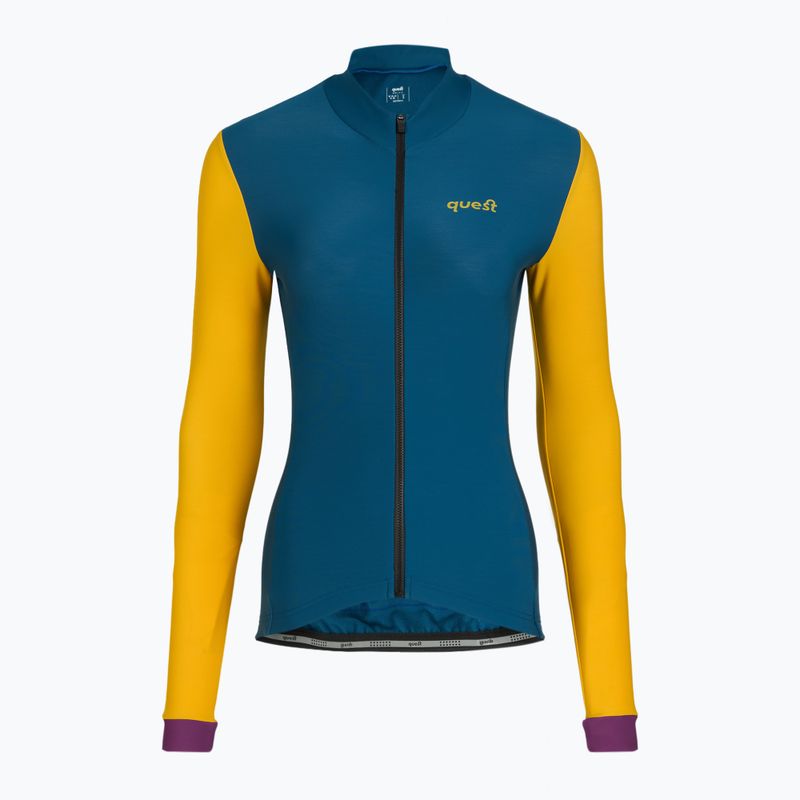Bluza rowerowa damska Quest Navigator green