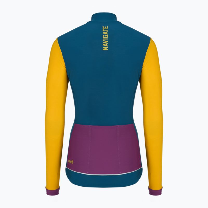 Bluza rowerowa damska Quest Navigator green 2