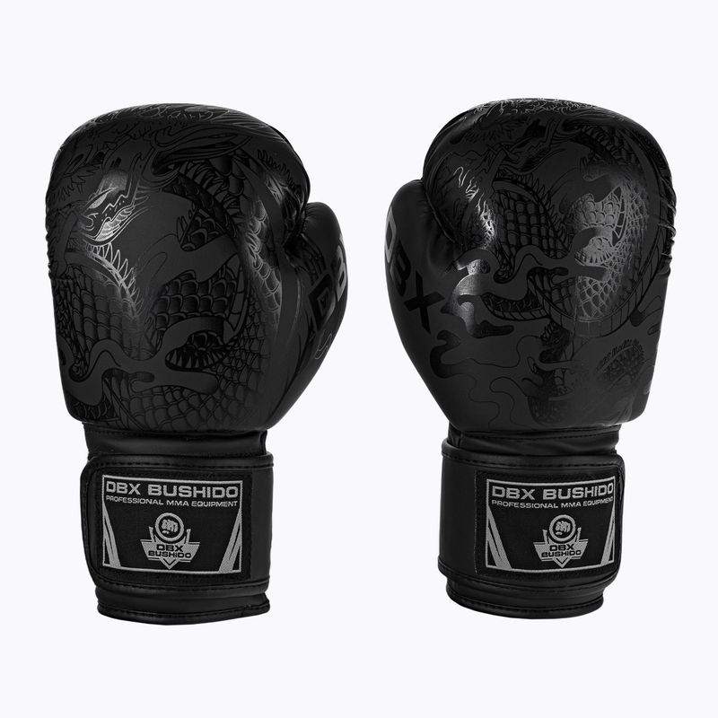 Rękawice bokserskie DBX BUSHIDO "Black Dragon" czarne B-2v18 3