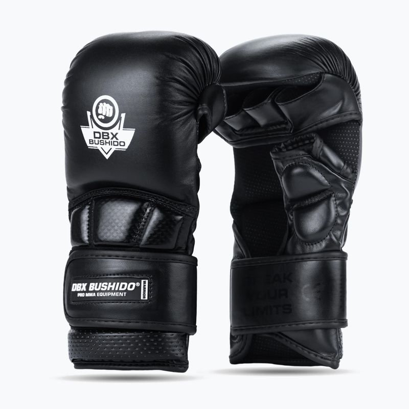 Rękawice grapplingowe DBX BUSHIDO MMA Premium czarny 2