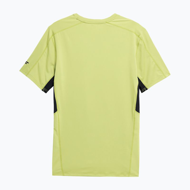 Koszulka męska 4F M404 canary green 2