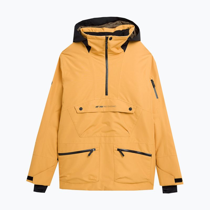 Kurtka snowboardowa męska 4F M290 orange 3