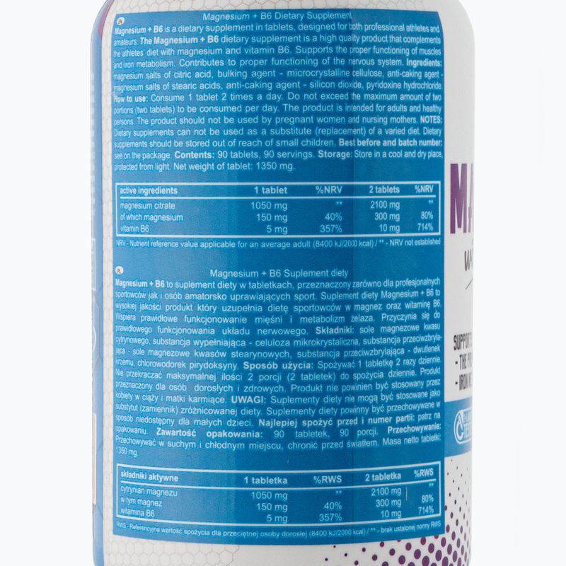 Magnez Real Pharm Magnesium+B6 90 tabletek 2