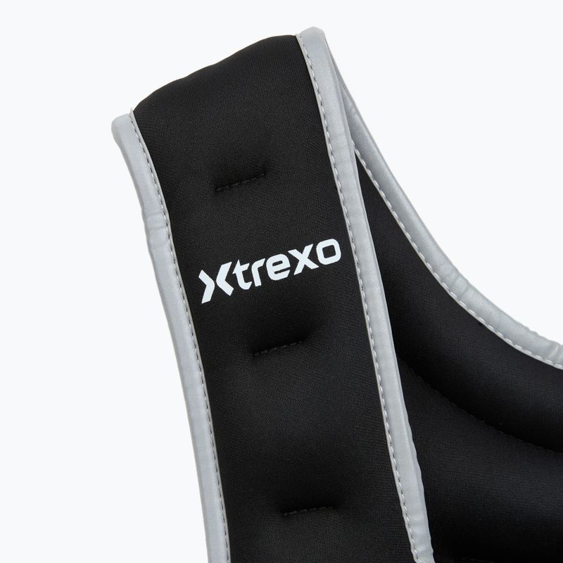 Kamizelka treningowa z obciążeniem XTREXO WV-08 8 kg czarna 4