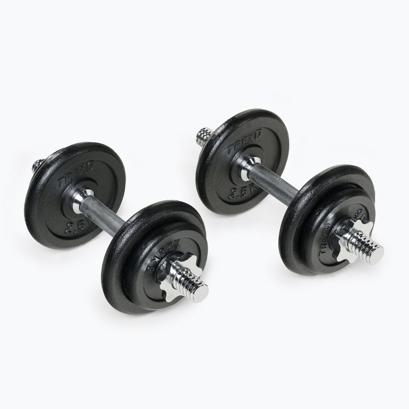 Zestaw hantli XTREXO DK20 20 kg 3