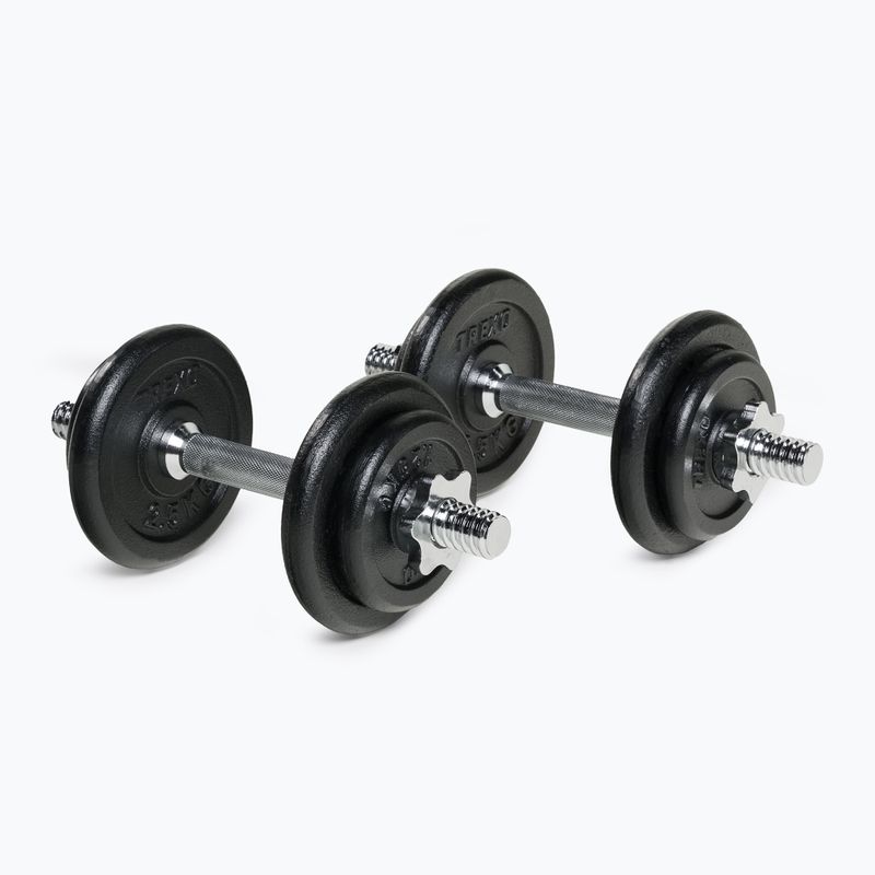 Zestaw hantli XTREXO DK20 20 kg 4
