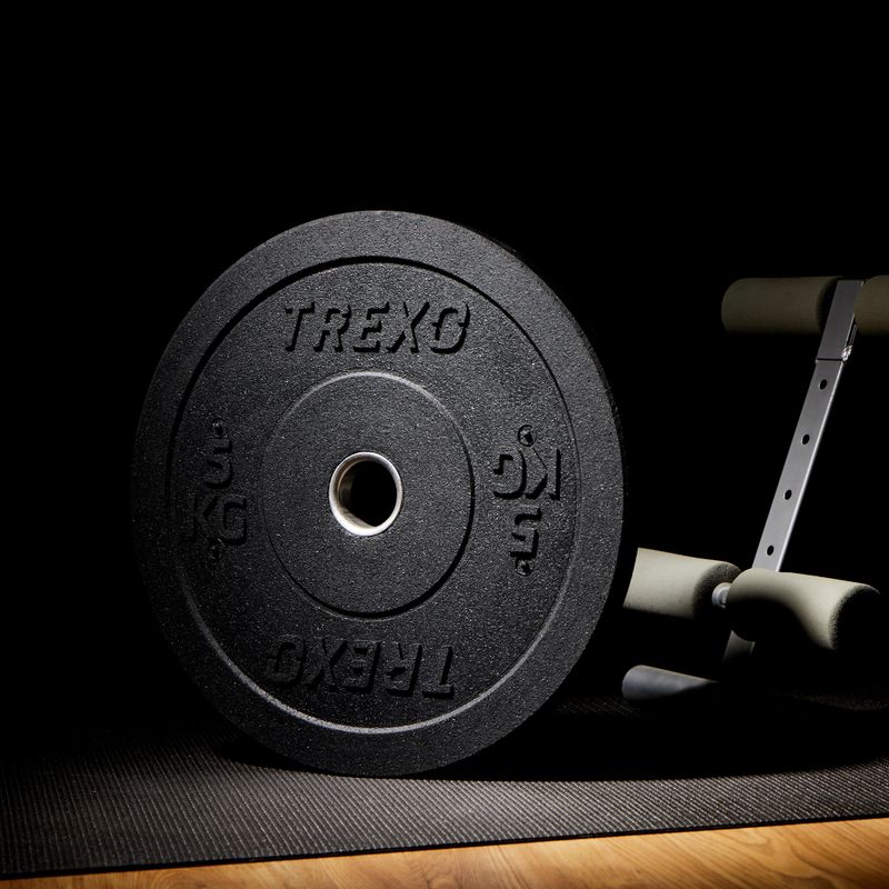 Obciążenie bumperowe olimpijskie XTREXO TRX-BMP005 5 kg czarne 9