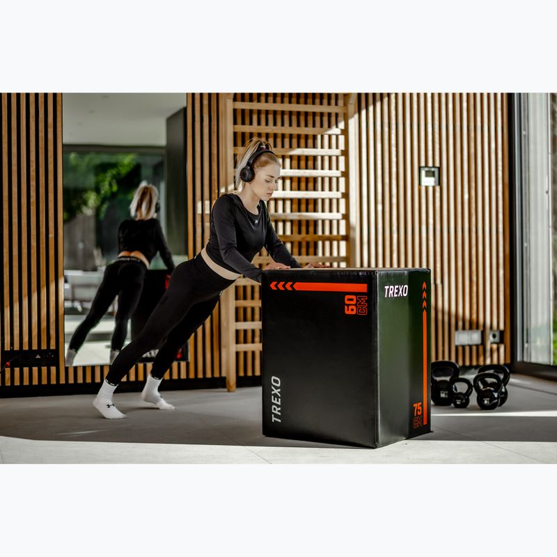 Skrzynia plyometryczna XTREXO TRX-PB30 30 kg czarna 5