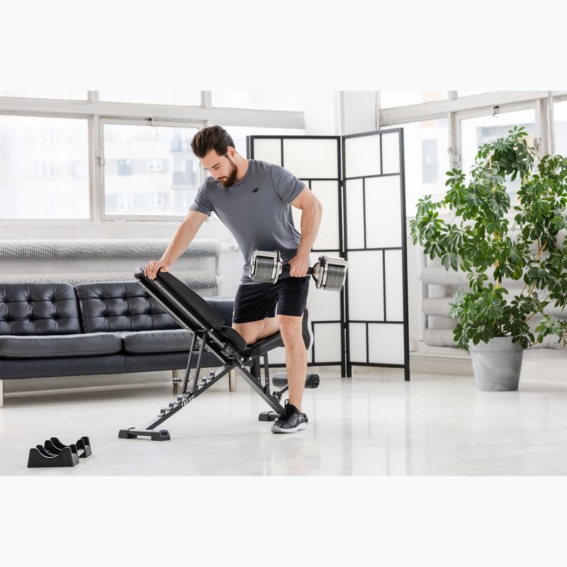Hantel regulowany XTREXO TRX-AD32C 3-32 kg srebrny 8
