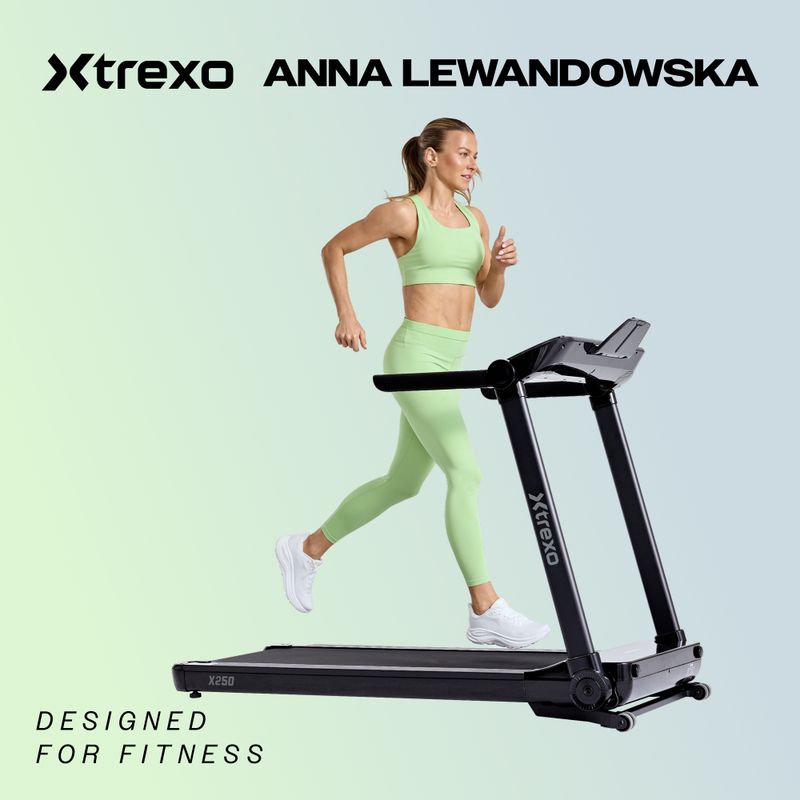 Bieżnia beznapędowa XTREXO Bolt czarny 2