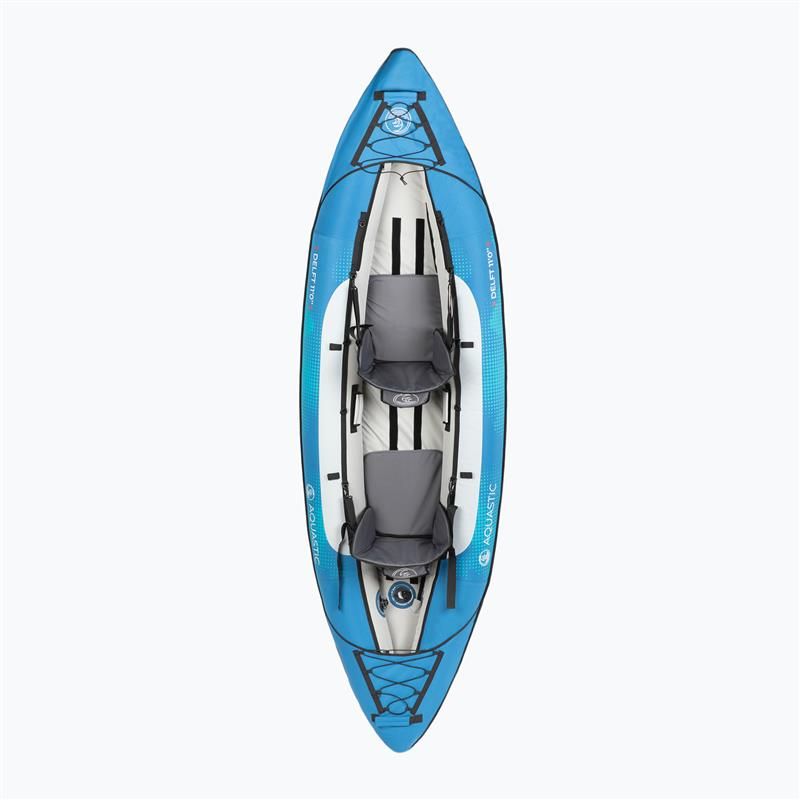 Kajak pompowany 2-osobowy AQUASTIC Delft 11'0'' 335 cm niebieski 3