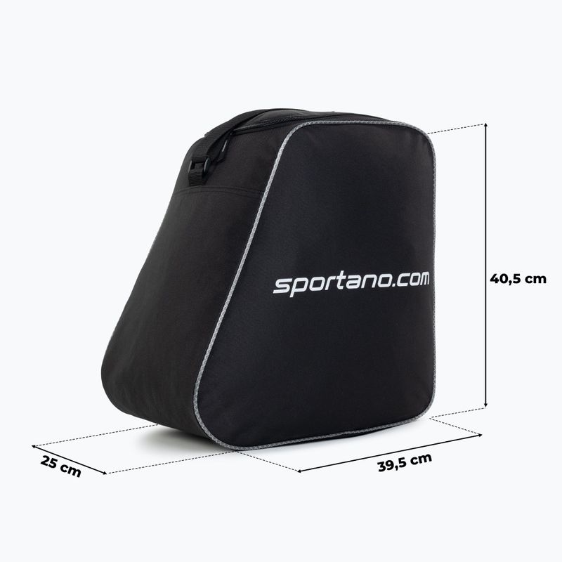 Torba narciarska na buty i kask Sportano SPT-B4I003 czarny 2