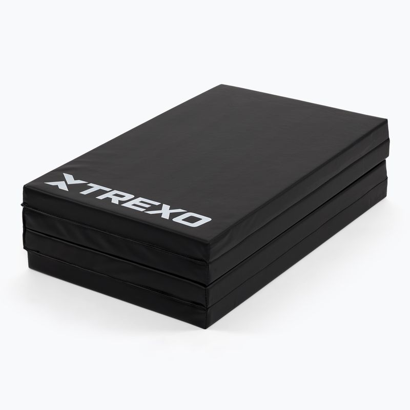 Materac gimnastyczny XTREXO składany 195 x 80 x 5 cm czarny 5