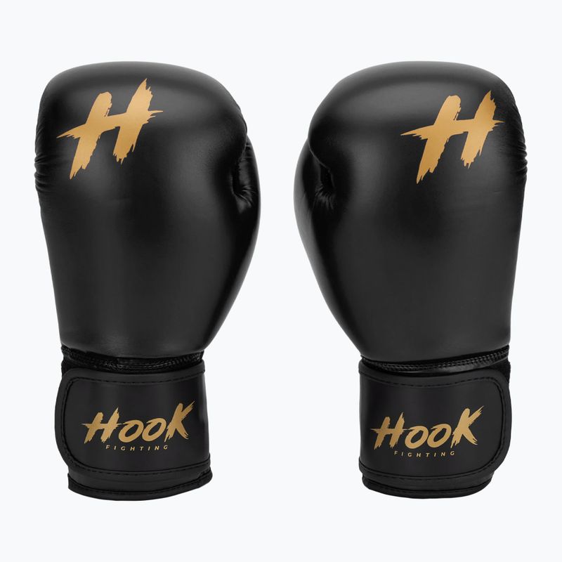 Rękawice bokserskie HOOK FIGHTING Ready To Train czarny 2