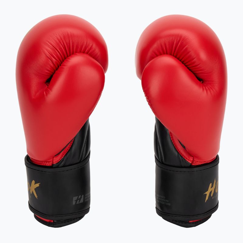 Rękawice bokserskie HOOK FIGHTING Ready To Train czerwony 4