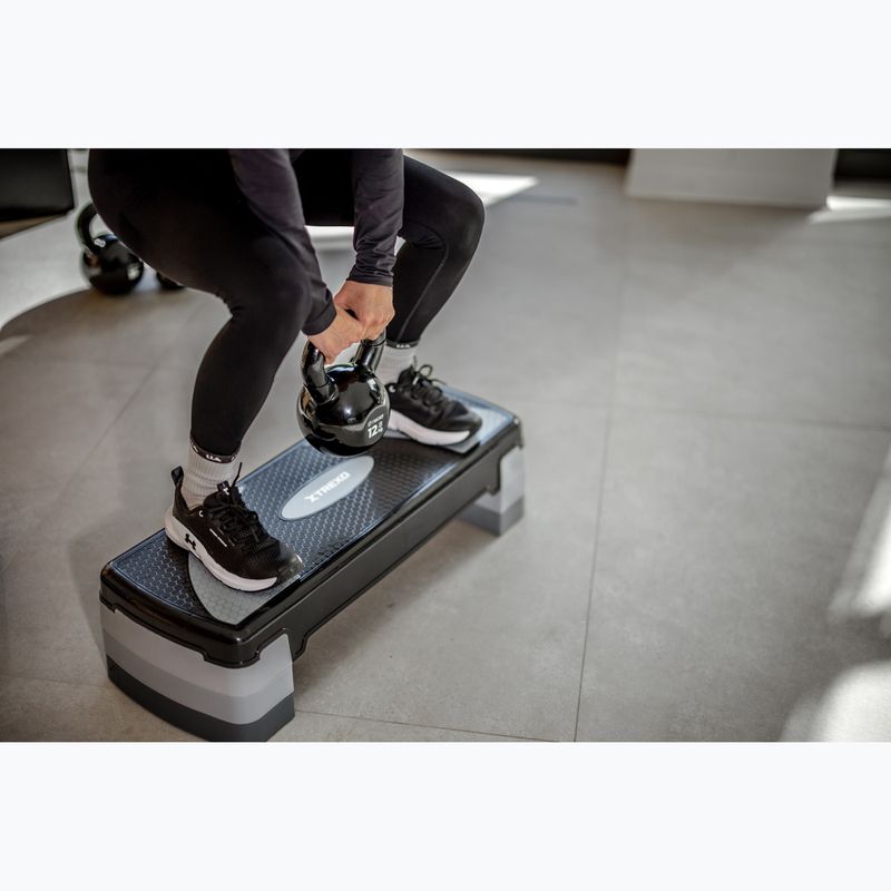 Step do aerobiku XTREXO 3 stopniowy max 250 kg szary 5