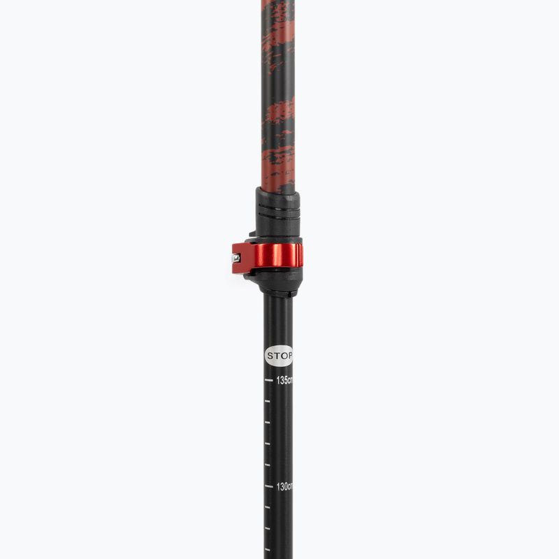 Kije nordic walking KADVA Halna regulowane czerwony 9