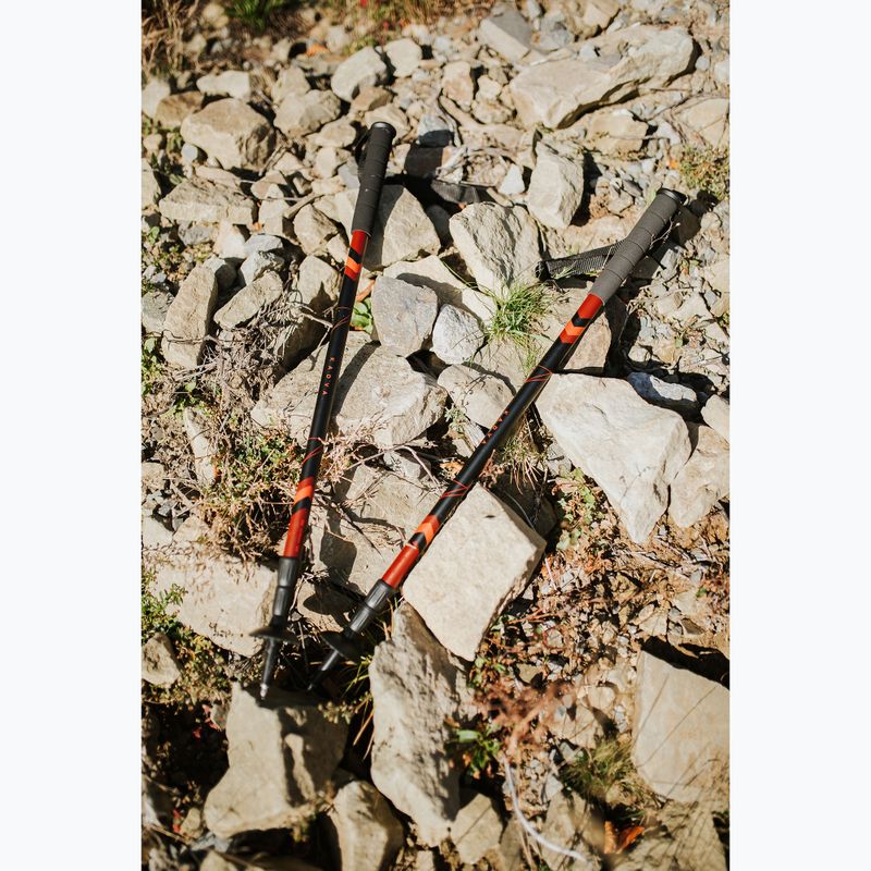 Kije trekkingowe KADVA Tengri regulowane czerwony 3