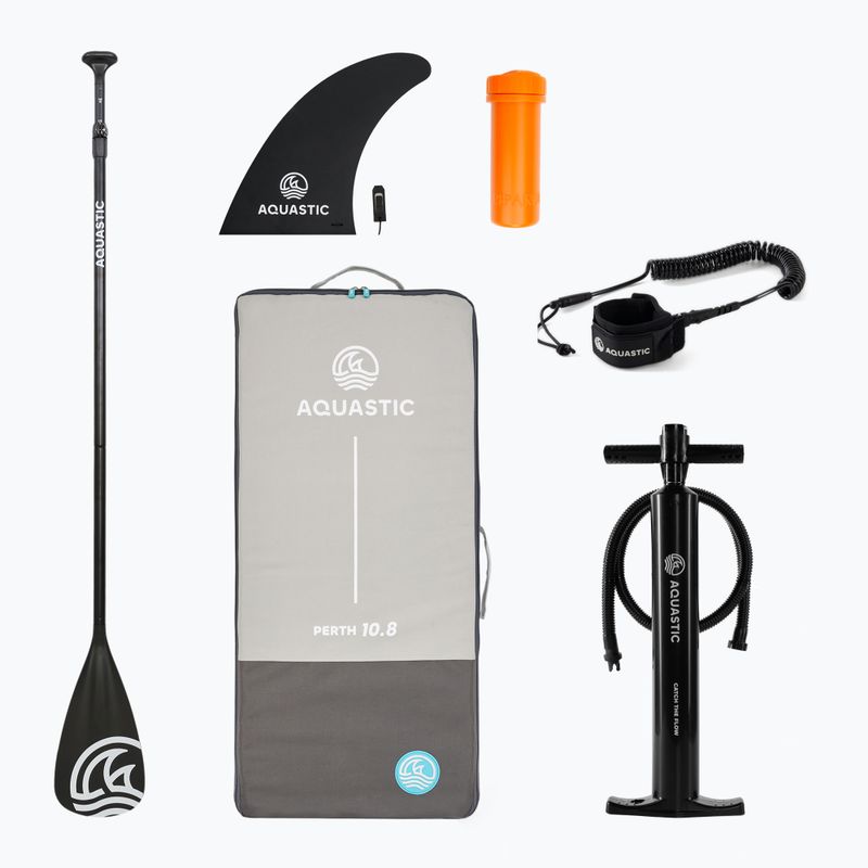 Zestaw deska SUP pompowana AQUASTIC Perth 10'8" allround niebieski 15