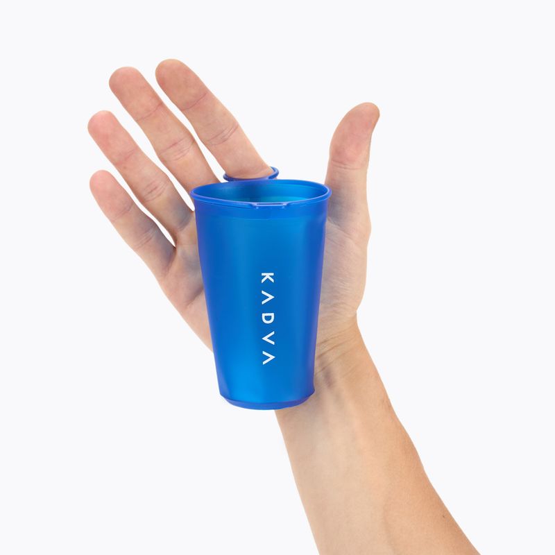 Kubek KADVA miękki softflask Flowbie 200 ml niebieski 2