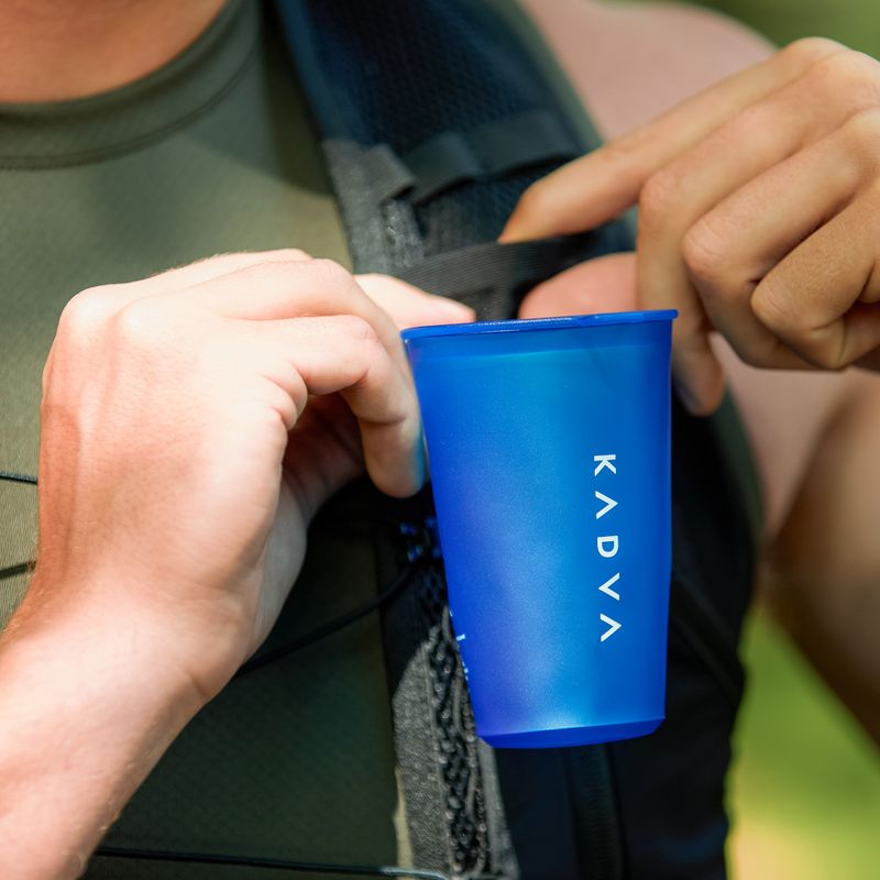 Kubek KADVA miękki softflask Flowbie 200 ml niebieski 4