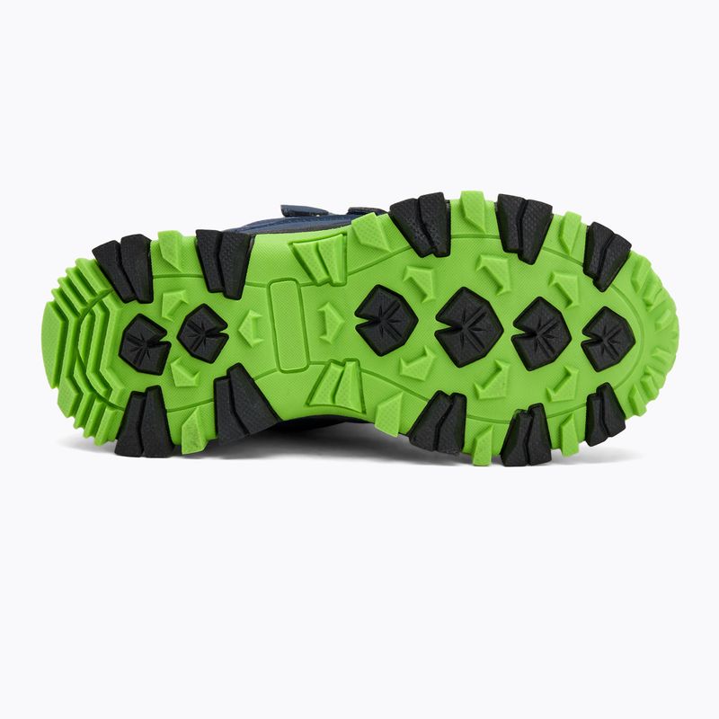 Śniegowce dziecięce KADVA Snowey Mid WaterProof granatowy/zielony 4