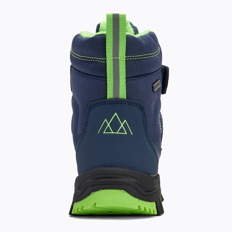 Śniegowce dziecięce KADVA Snowey Mid WaterProof granatowy/zielony 6