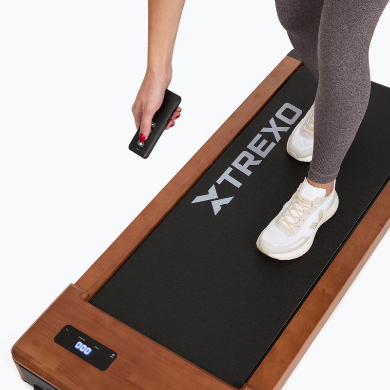 Bieżnia XTREXO Walking Pad W120 drewniany 8