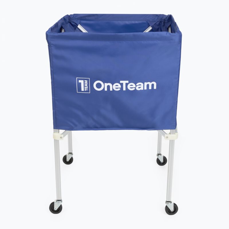 Wózek na piłki do siatkówki OneTeam Nest niebieski 5